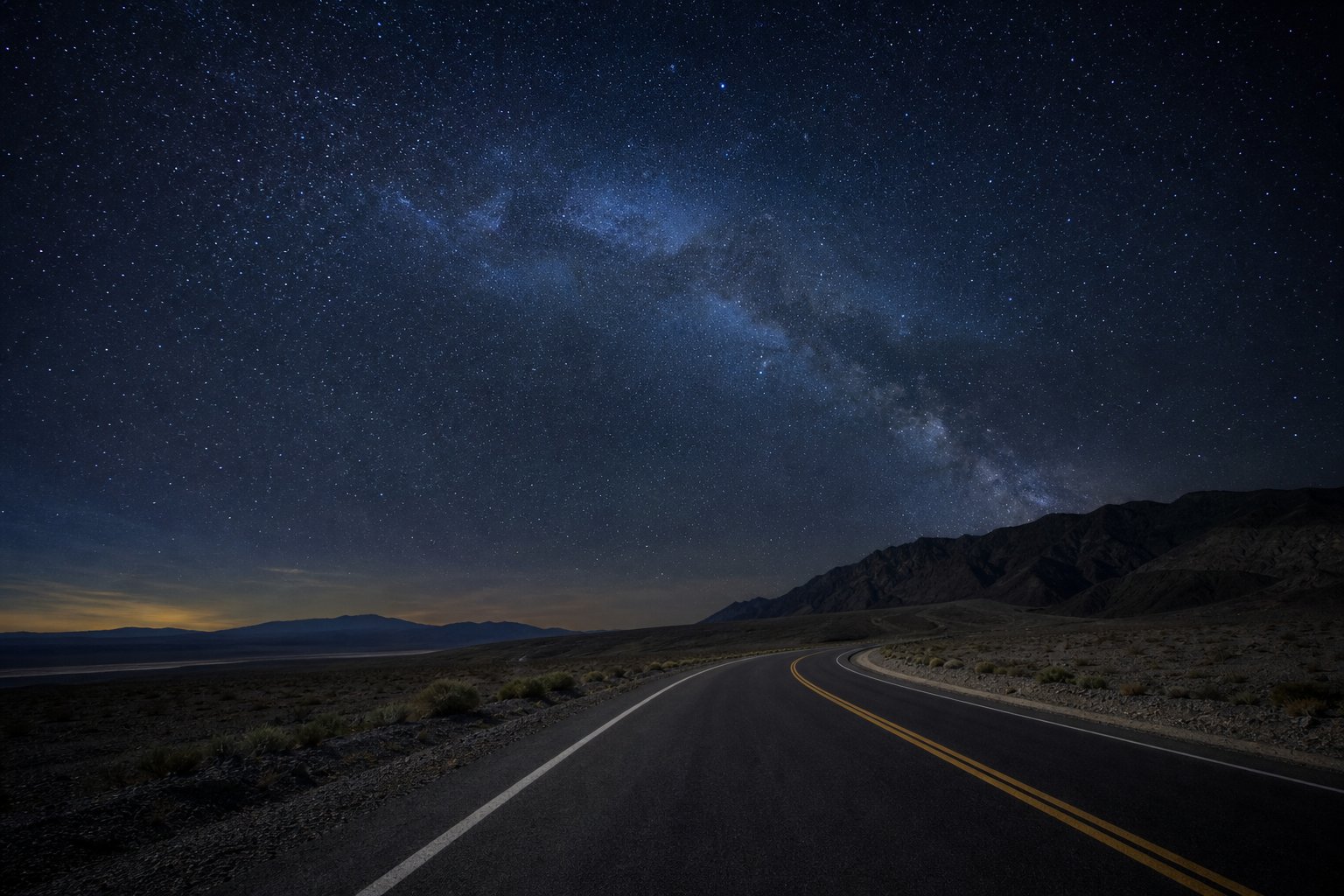 Night road